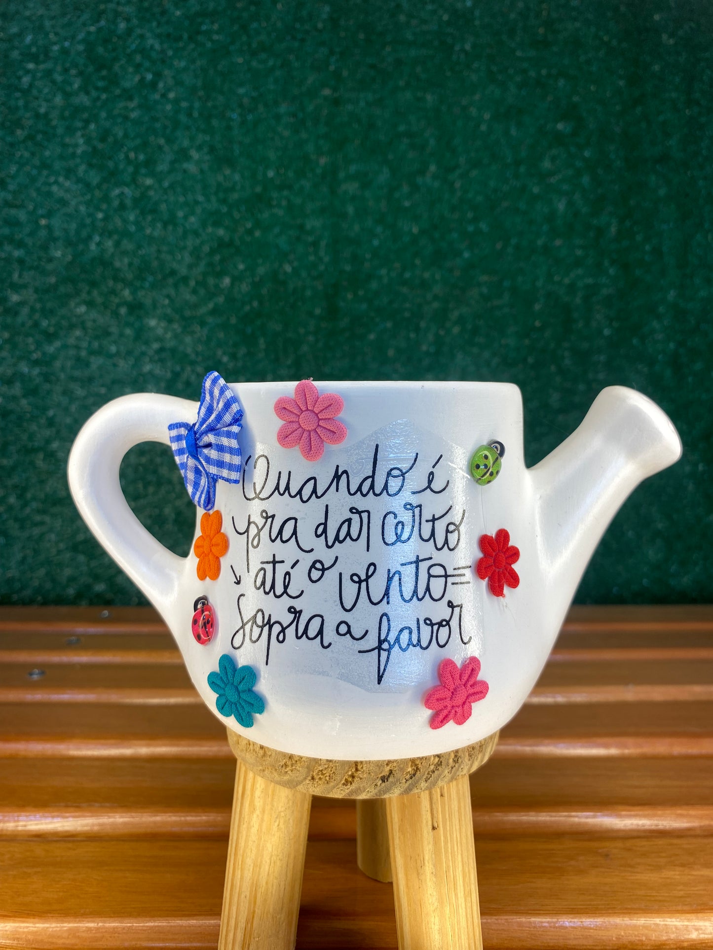 Regador Branco Artesanal