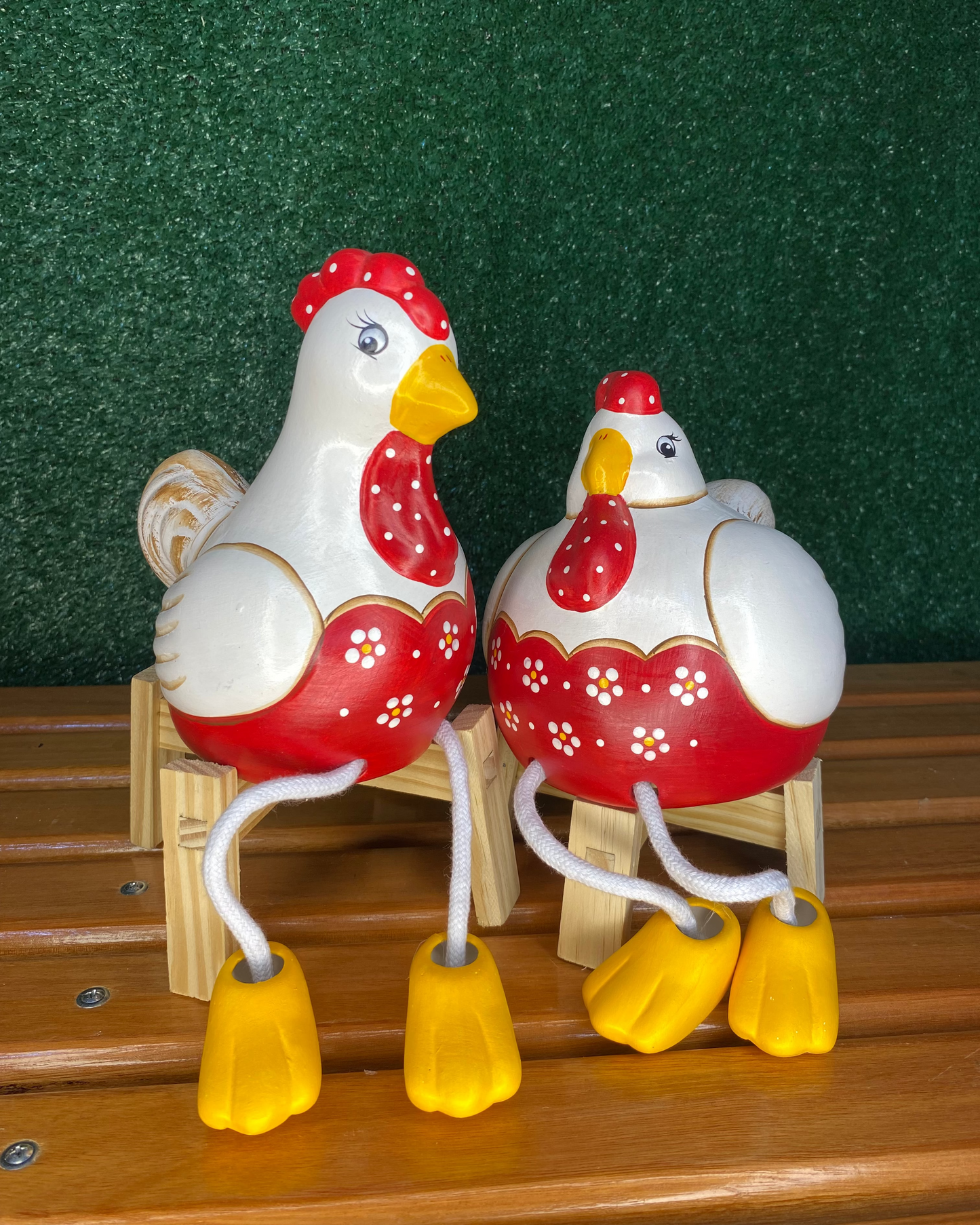 Casal Sr Galo e Sra Galinha