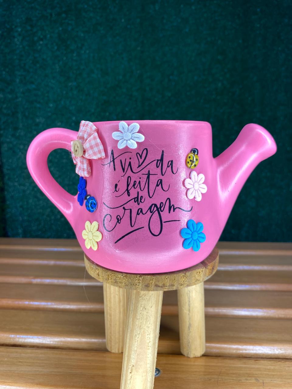 Vasinho Regador de Cerâmica Artesanal