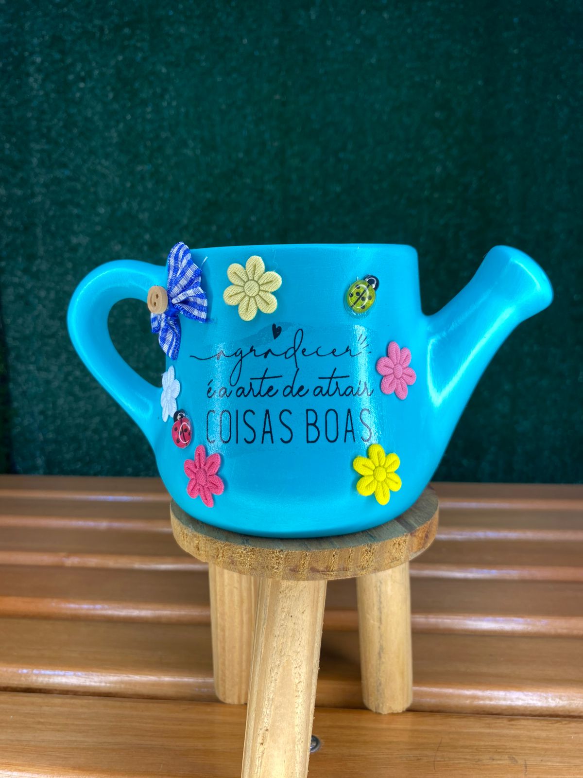 Regador Azul Artesanal