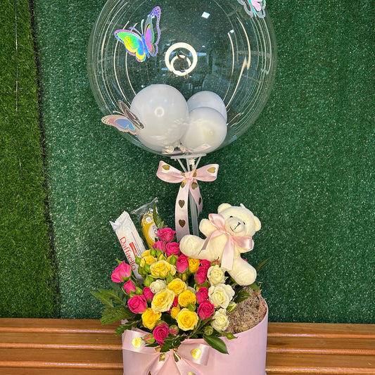 Cesta Jardim Floral