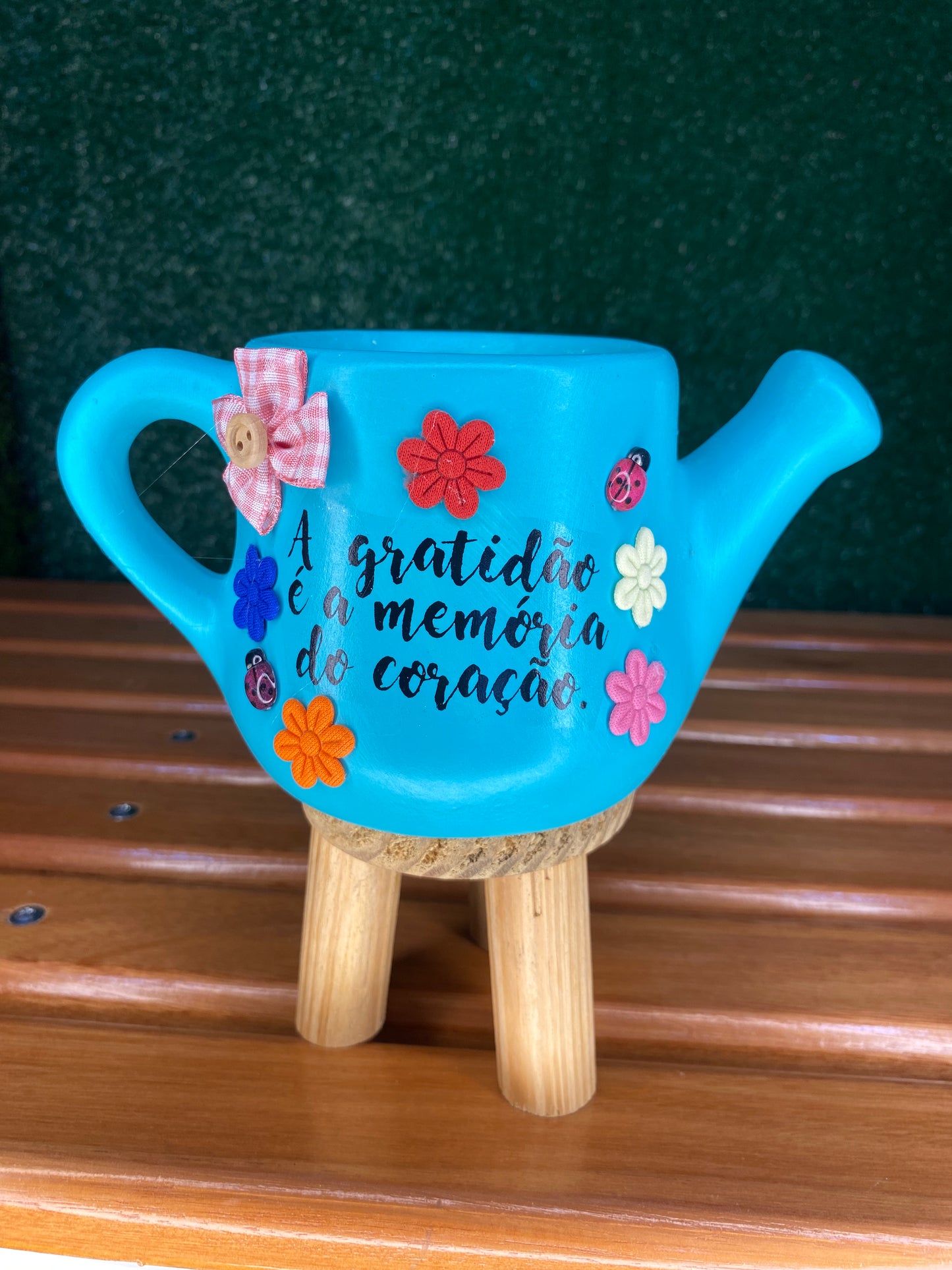 Regador Azul  Artesanal