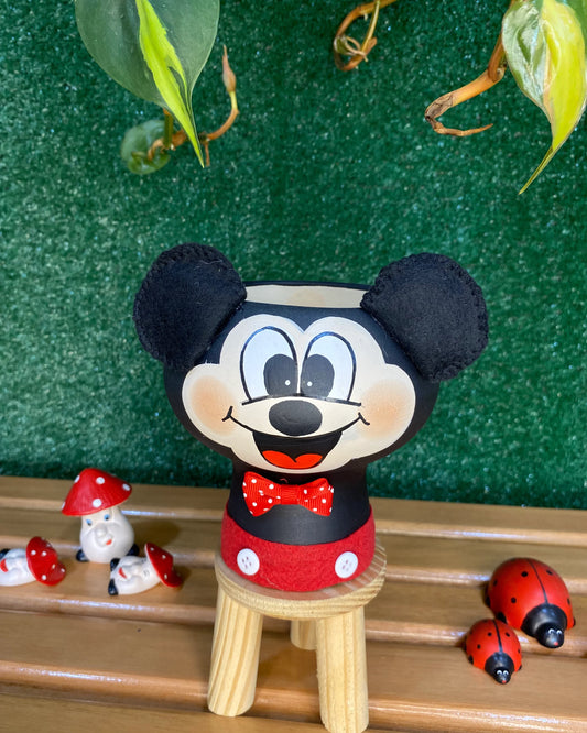 Vaso Mickey – Cerâmica Pintado à Mão