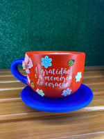 A gratidão é a memoria do Coração | Pires Azul Escuro