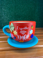 Espalhe Amor | Pires azul