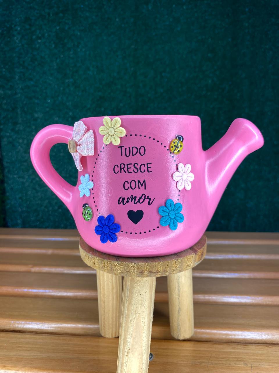 Vasinho Regador de Cerâmica Artesanal