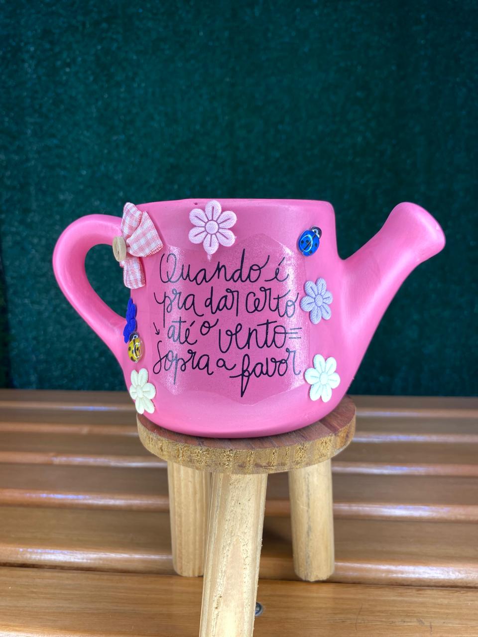 Vasinho Regador de Cerâmica Artesanal