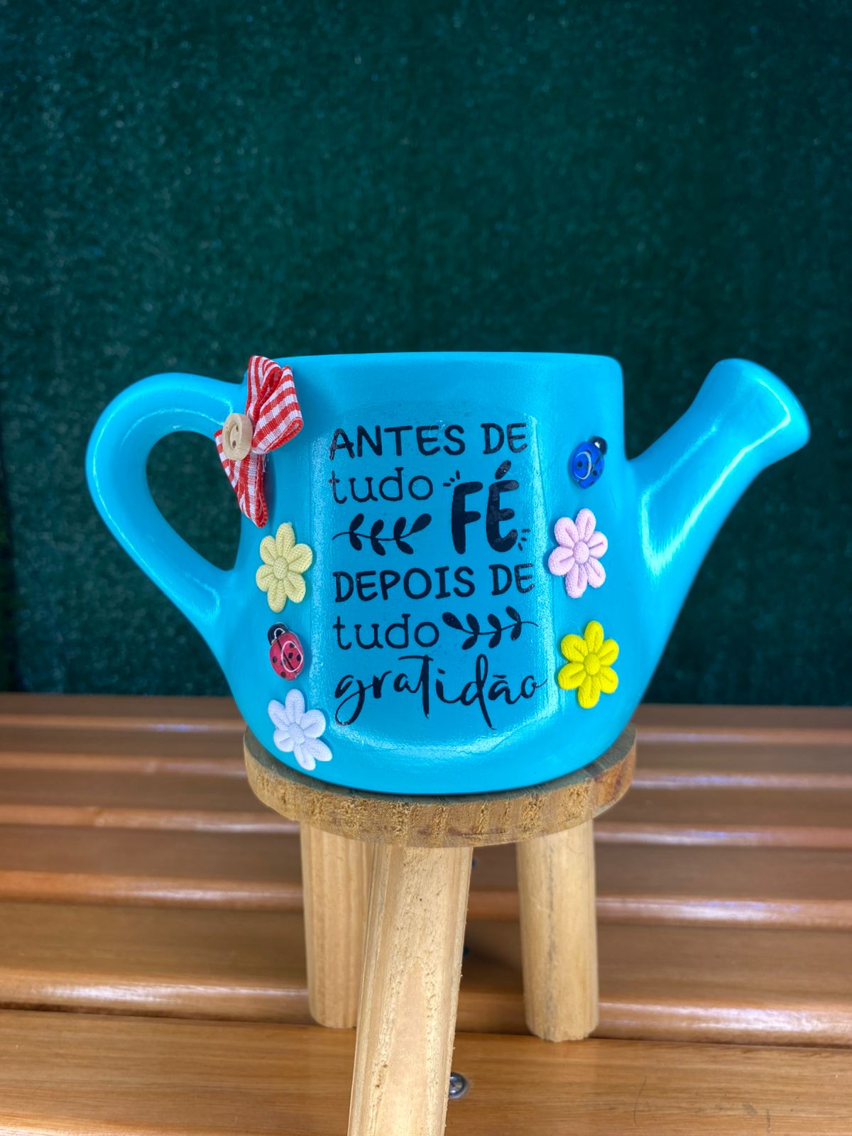 Regador Azul  Artesanal