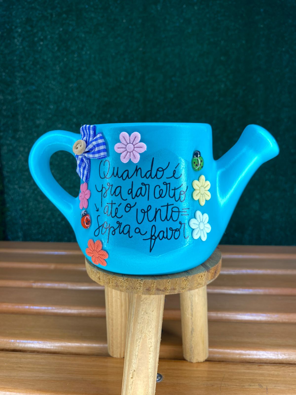 Regador Azul  Artesanal