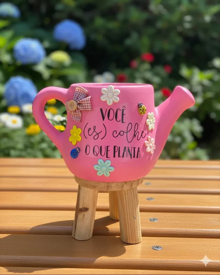 Vasinho Regador de Cerâmica Artesanal